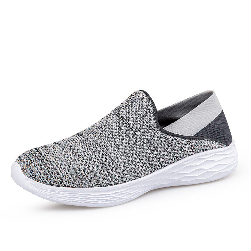 Unisex nan entry-level comfort shoe with seamless knit shaft and cushioning lightweight foam sole Mune Fashion