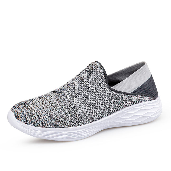 Unisex nan entry-level comfort shoe with seamless knit shaft and cushioning lightweight foam sole Mune Fashion