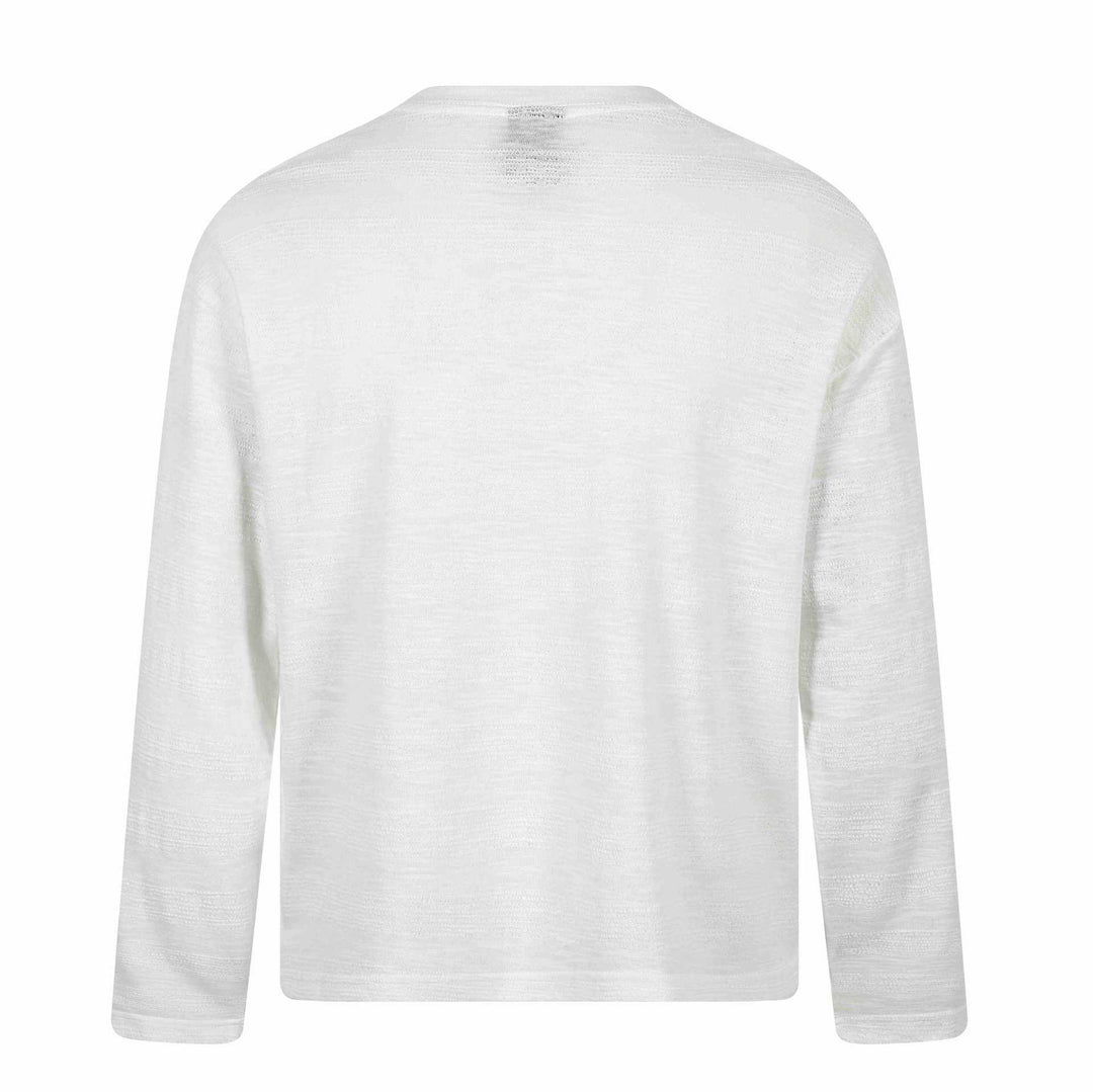 Unisex Oversize-Long Sleeve Shirt made of Slub Jersey with Floral Print Mune Fashion