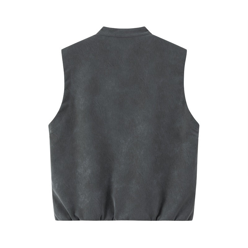 Men's Stylish Leather Vest Mune Fashion