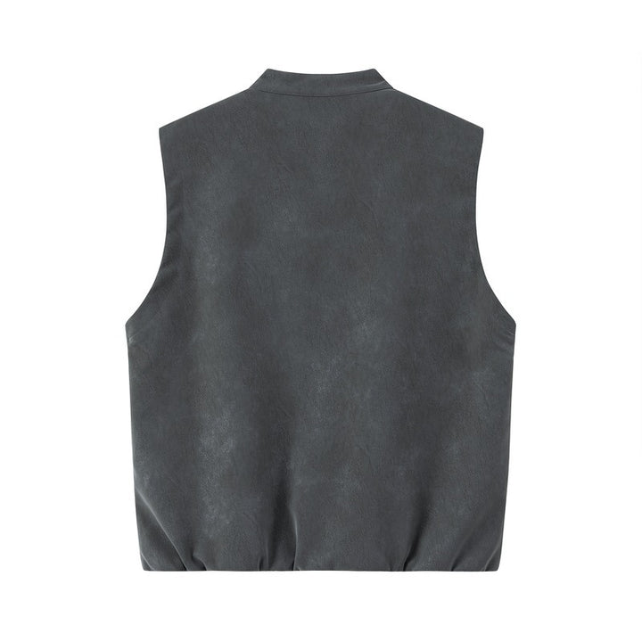 Men's Stylish Leather Vest Mune Fashion