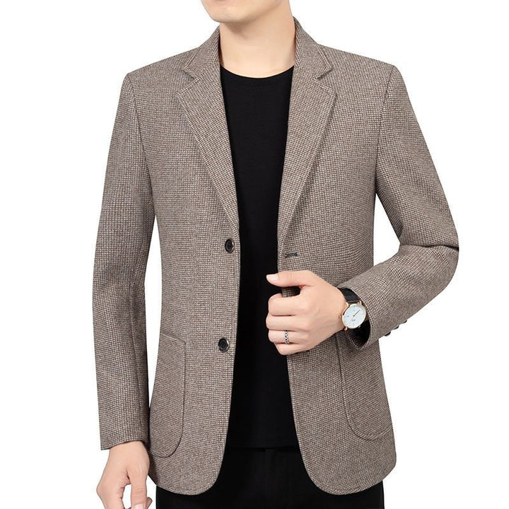 Men's Slim Fit Blazer with fine structure and classic button placket Mune Fashion