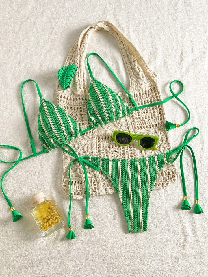 Women Strappy Bikini Set with Adjustable Straps Mune Fashion