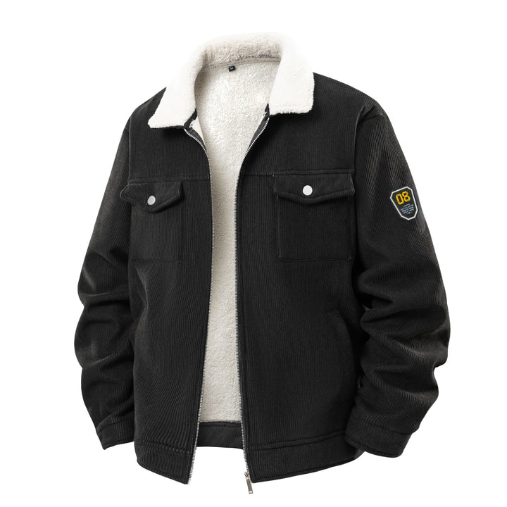 Men's Cozy Cord Jacket with Teddy Lining Mune Fashion