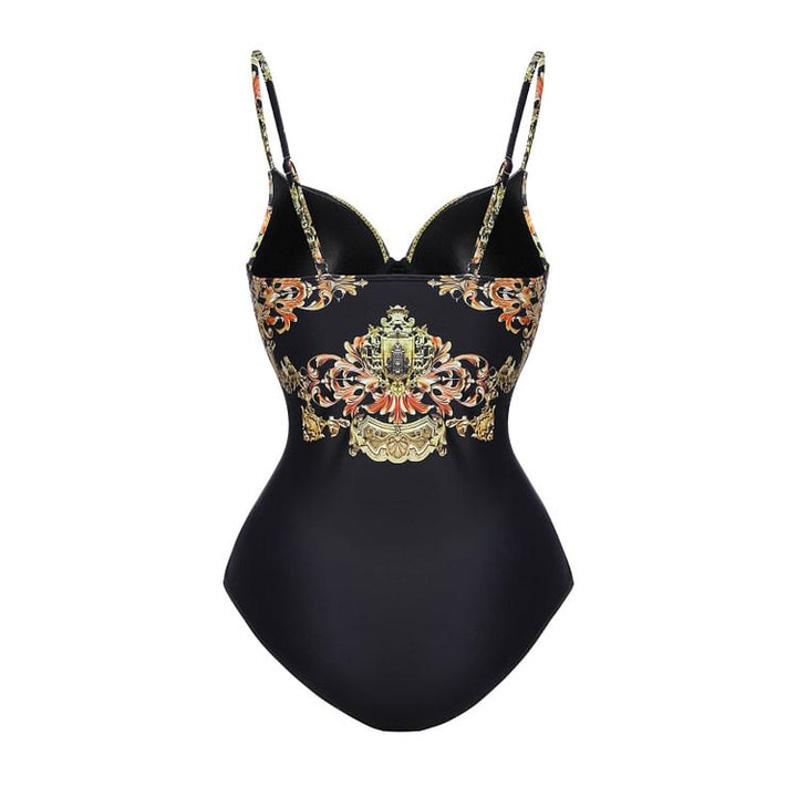 Women’s one-piece swimsuit with elegant design and matching wrap Mune Fashion