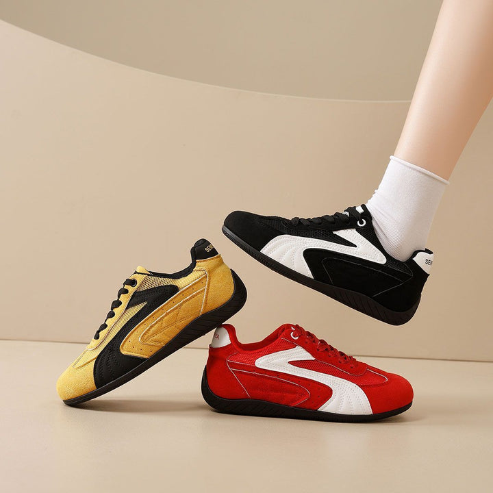 Women's Running Sneakers with Breathable Mesh Upper and Grip Rubber Sole Mune Fashion
