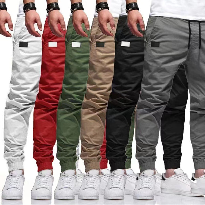 Men's functional cargo jogger pants with tapered leg, elastic waistband, and concealed zip pockets Mune Fashion