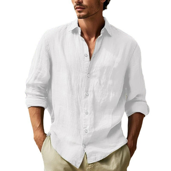 Men's shirt with airy fit and elegant button placket Mune Fashion