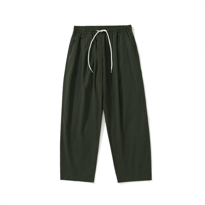 Men's loosely cut relaxed-fit pants with elastic waistband and drawstring Mune Fashion