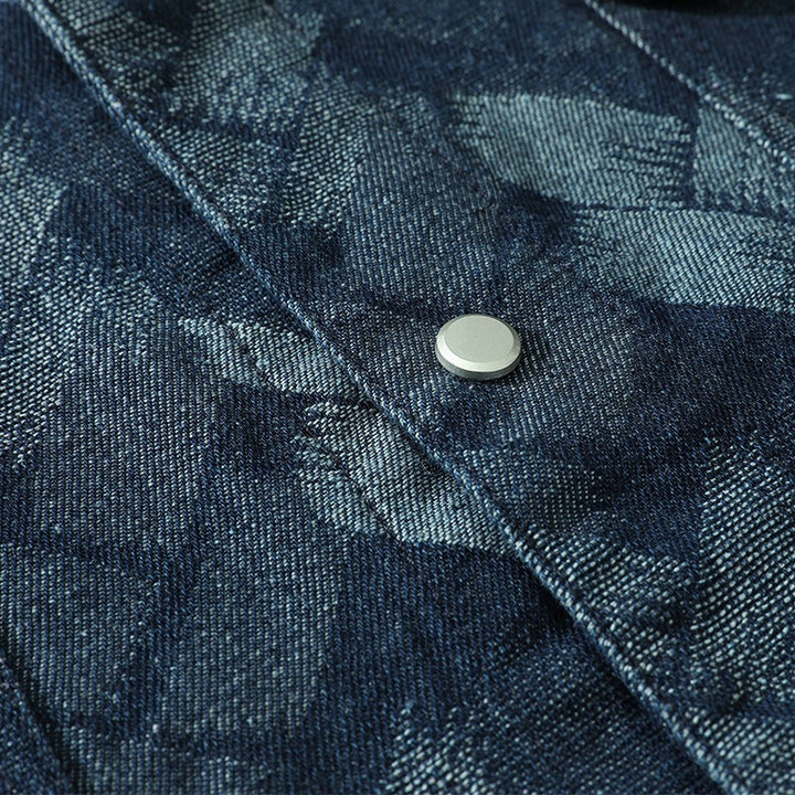 Men's Fashionable Denim Jacket Mune Fashion