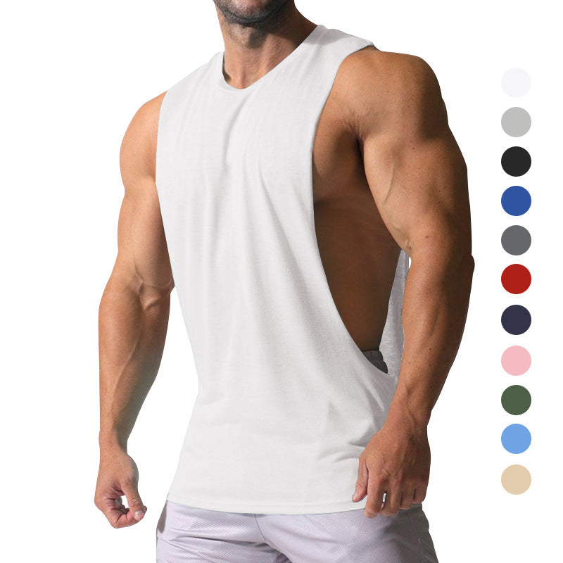 Men's muscle shirt with extra deep arm openings and breathable cotton blend Mune Fashion