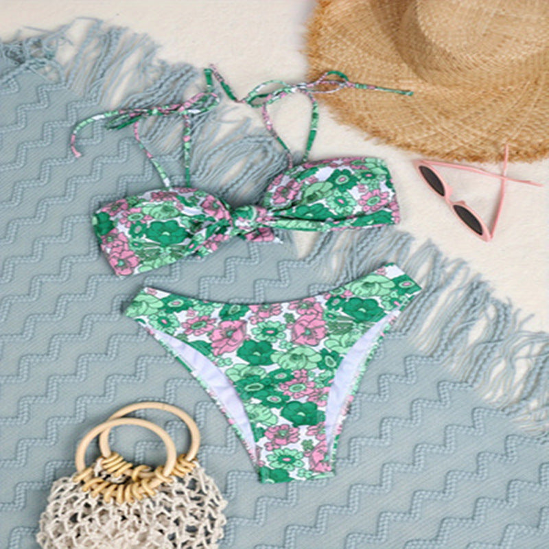 Women's triangle bikini with playful straps Mune Fashion