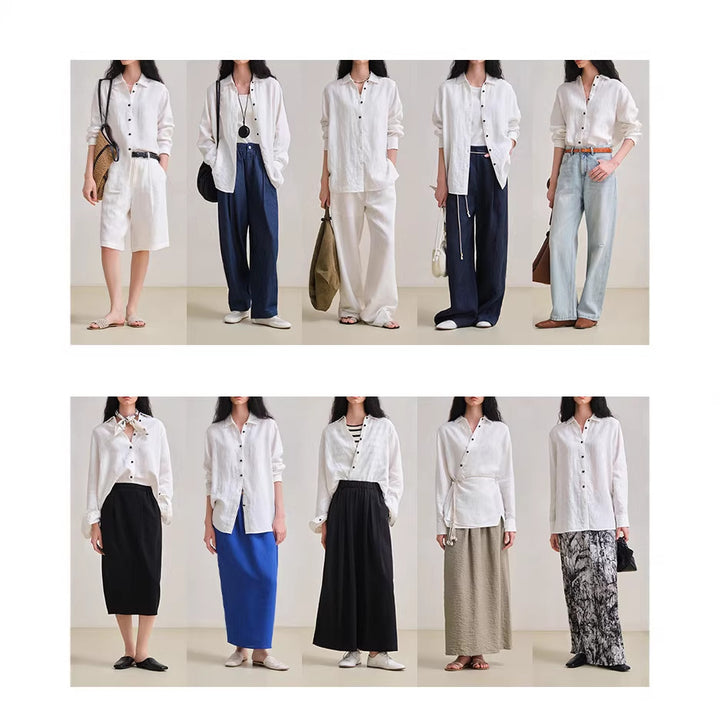Women's Fashionable Long-Sleeve Blouse Mune Fashion