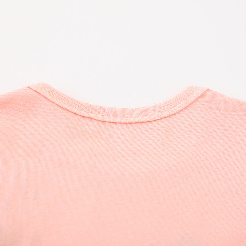 Girls T-shirt with playful unicorn design and ruffle details Mune Fashion