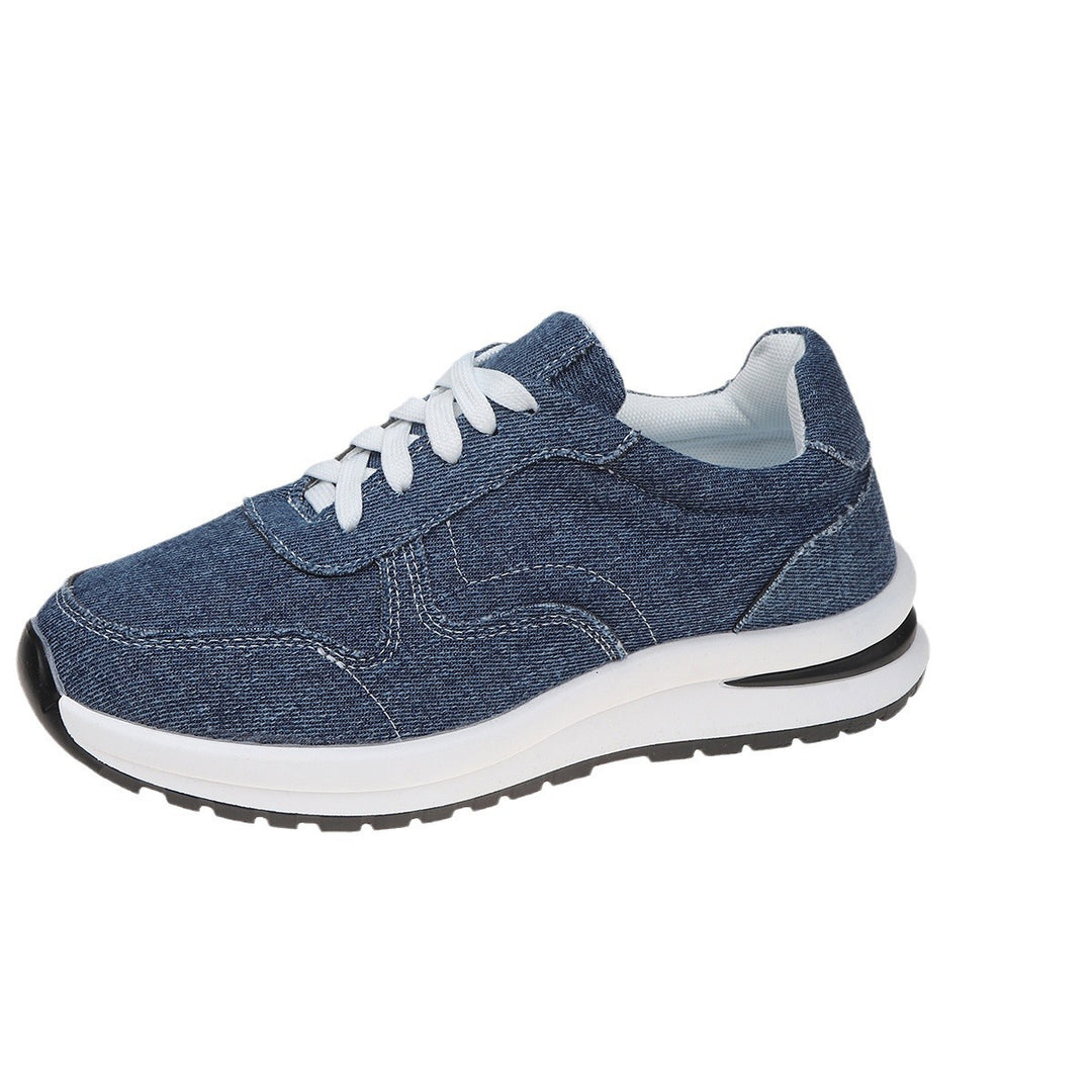 Women's Light Canvas Sneakers with Padded Comfort Insole and Profiling Outsole Mune Fashion