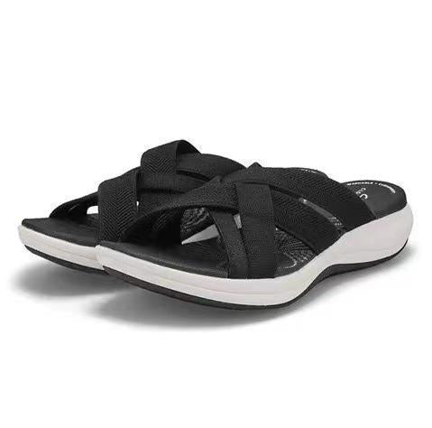 Women's Braided Comfort Slippers with Ergonomic Footbed Mune Fashion