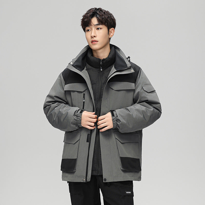 Ladies Fashion Functional Jacket with High Collar Mune Fashion
