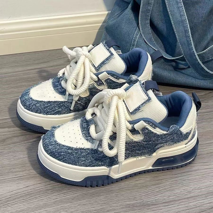 Women Cool Jeans Sneakers with reinforced heel area and cushioned sole Mune Fashion