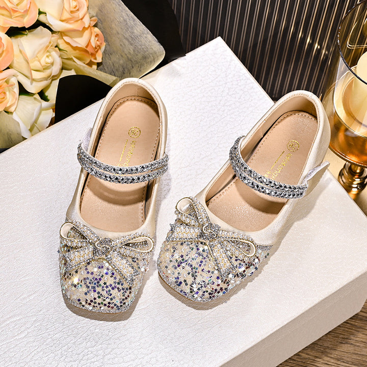 Ladies Glittering Ballet Shoes Mune Fashion