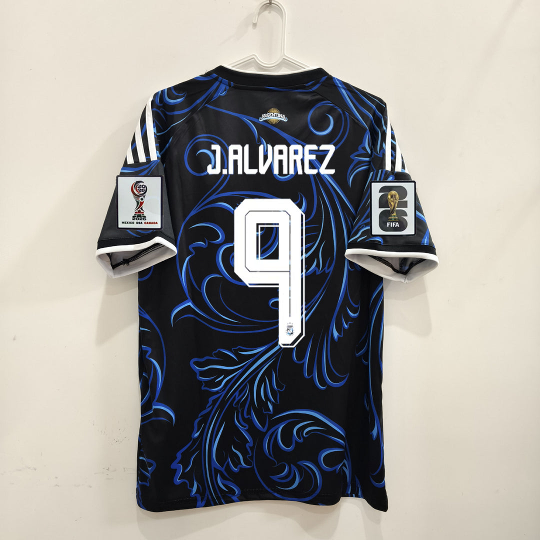 Unisex official player jersey with name print and baroque allover print Mune Fashion