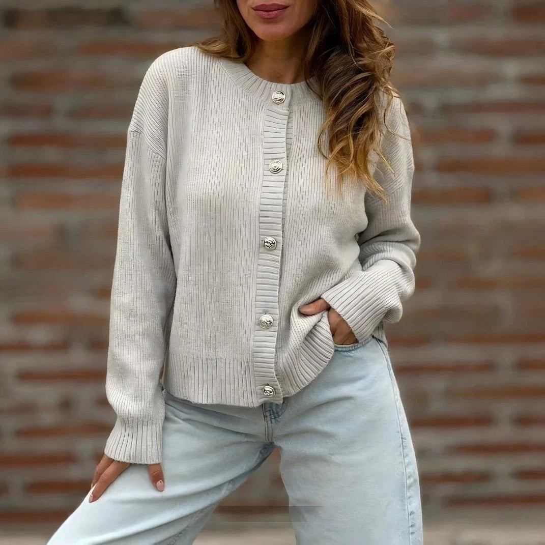 Women Stylish Cardigan with Button Closure Mune Fashion