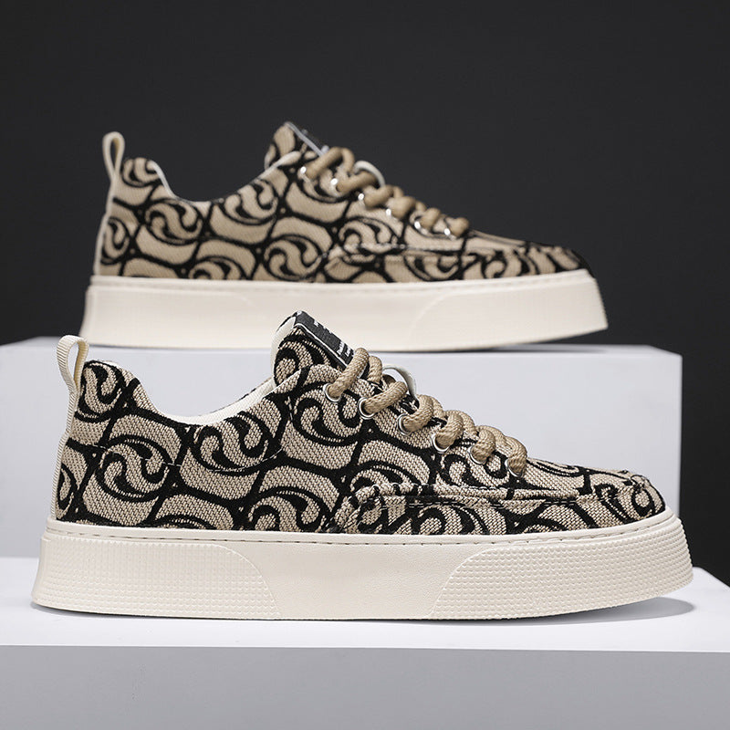 Ladies sneakers with textured upper material and non-slip sole Mune Fashion