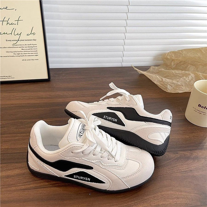 Women's Leisure Sneakers with Soft Suede and Breathable Upper Material Mune Fashion