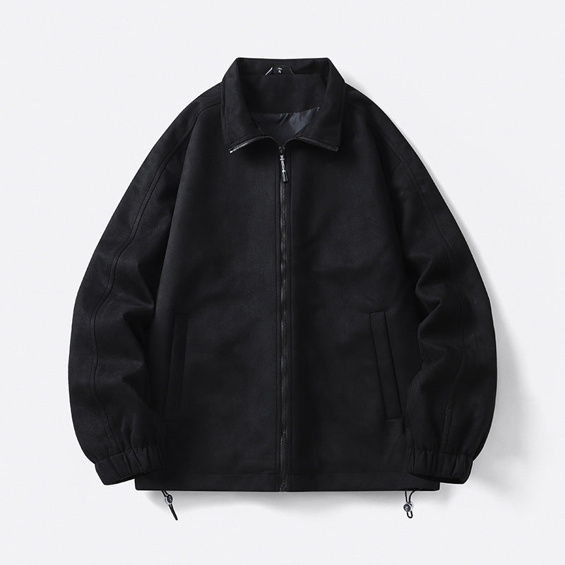 Men's Sporty Transitional Jacket with Stand-up Collar Mune Fashion