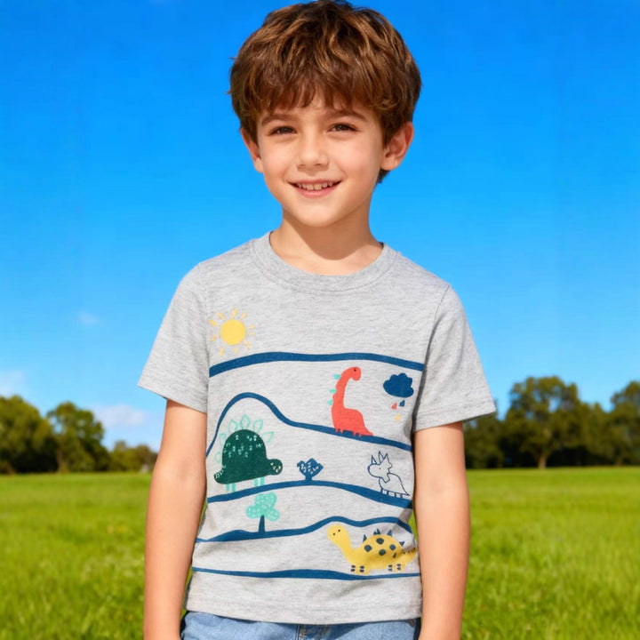 Boys T-shirt with dinosaur motif Mune Fashion