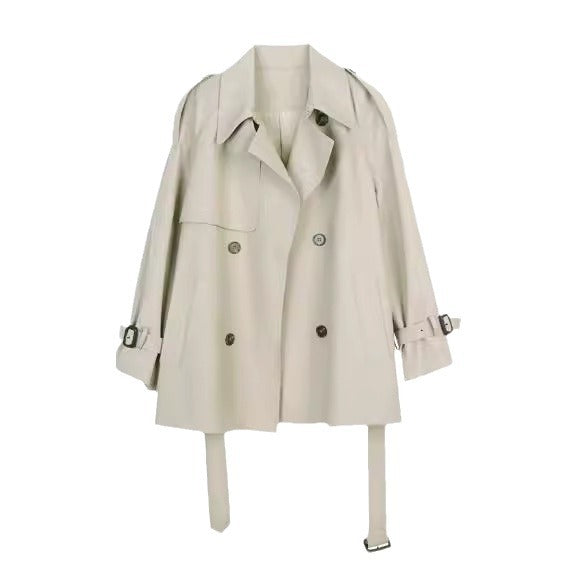 Women’s Stylish Trench Coat with Double Button Closure Mune Fashion