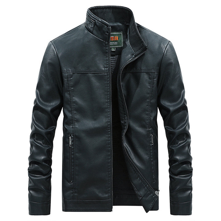 Men's Fashionable Transitional Jacket with High Collar Mune Fashion
