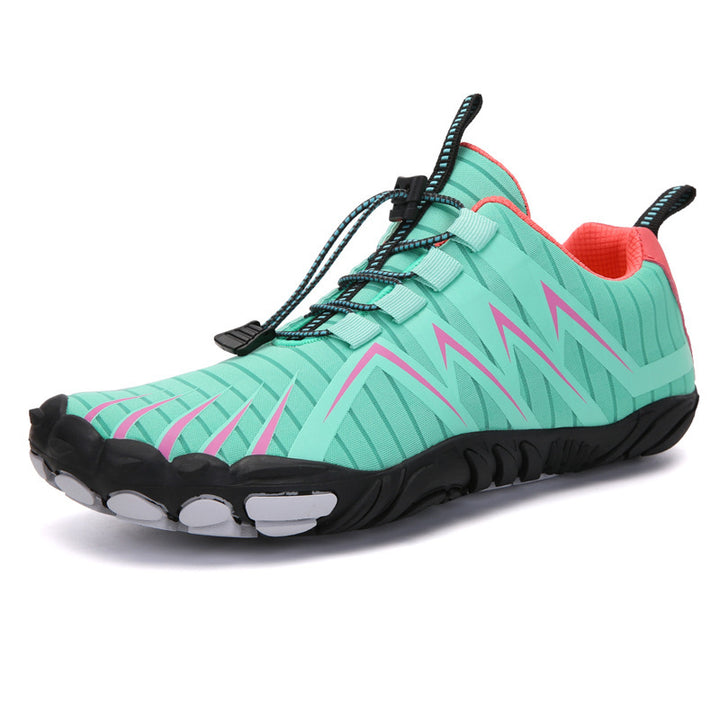 Women's nano elastic aquasport shoe with quick pull closure, non-slip rubber sole, and flexible toe protection Mune Fashion