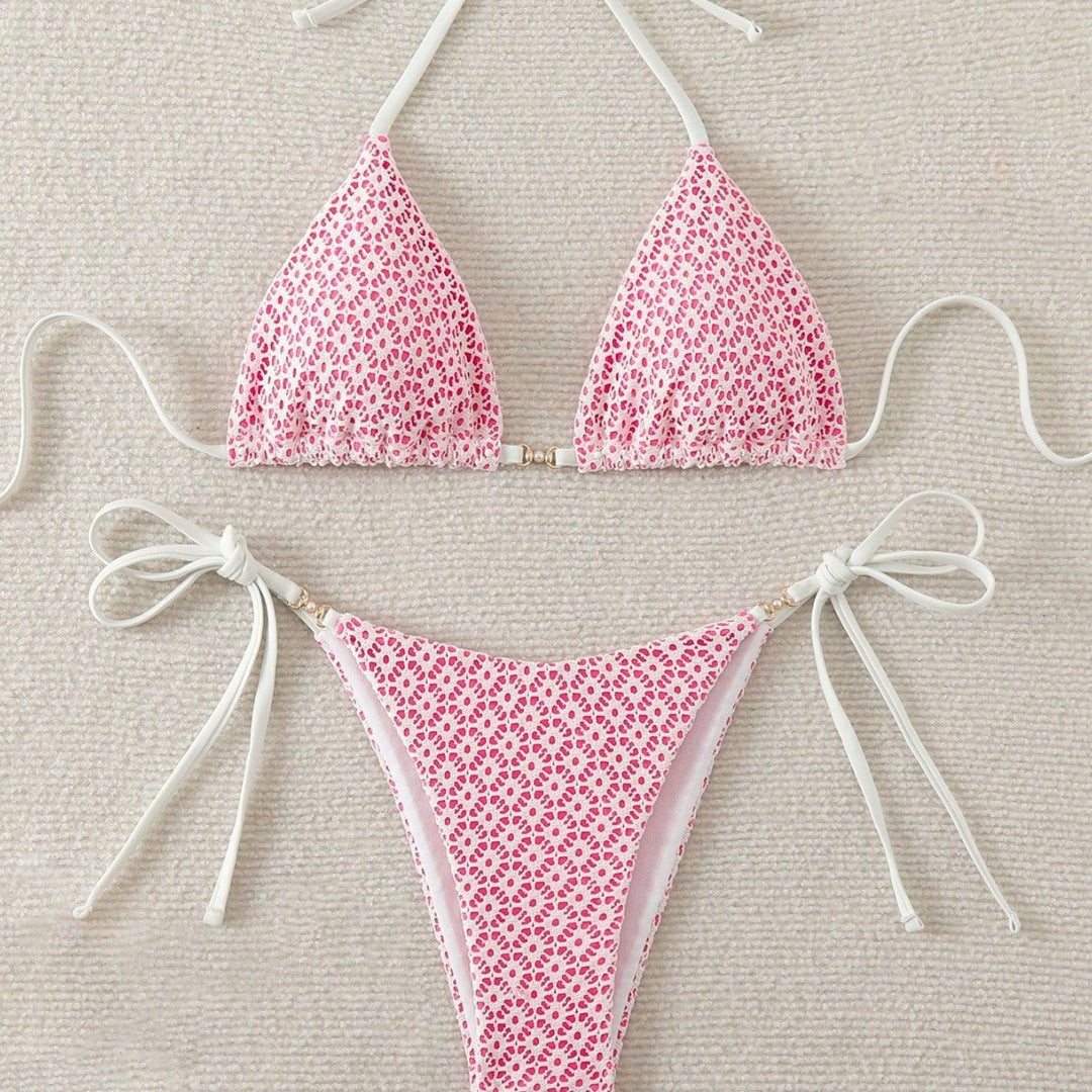 Ladies refined bikini cut with adjustable ties Mune Fashion