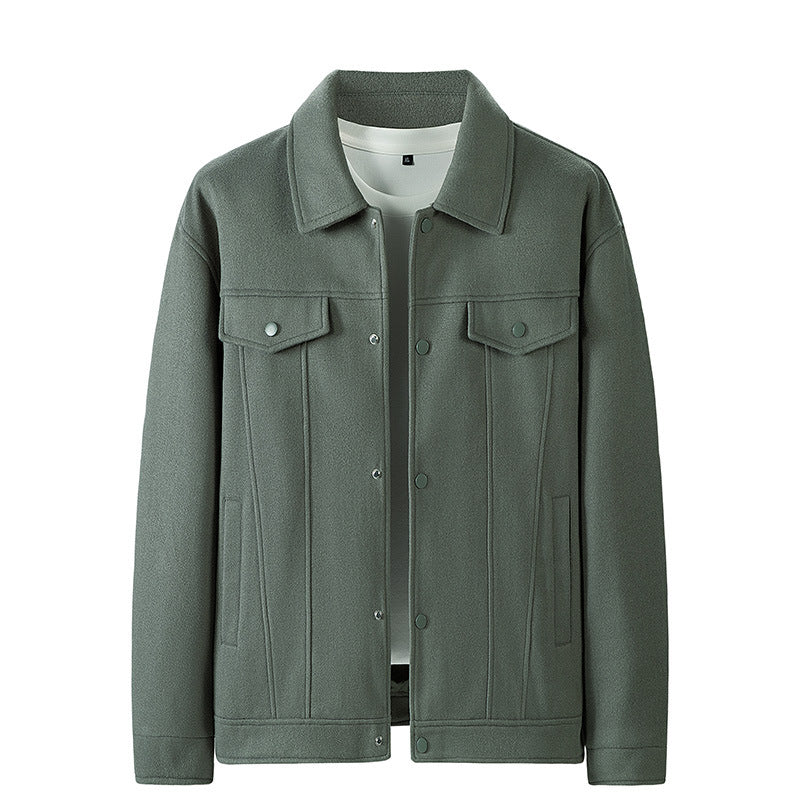 Men's Casual Cord Jacket with Unique Pattern Mune Fashion
