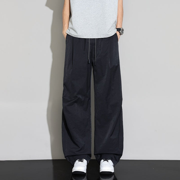 Men's loose nylon casual pants Mune Fashion