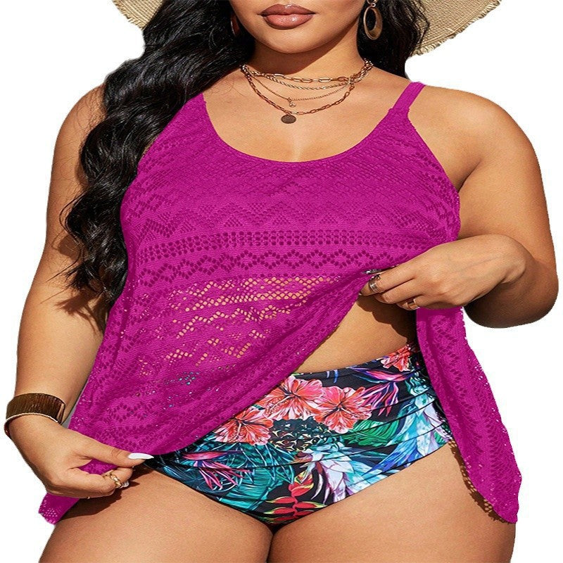 Women casual beach top with transparent crochet structure Mune Fashion