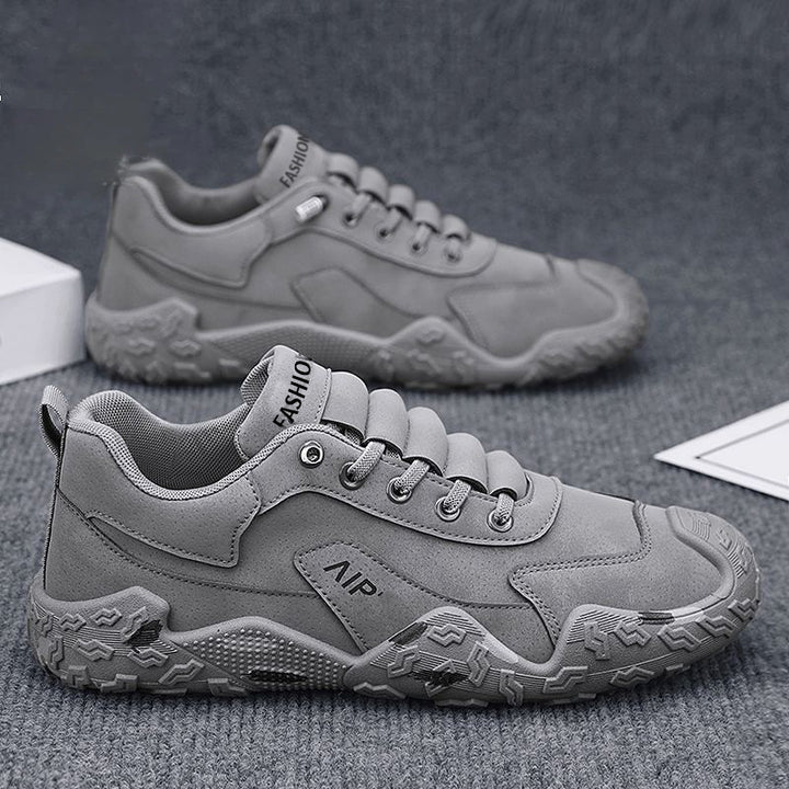Men's Urban Chunky Sneaker with Suede Look, textured Grip Profile and ergonomic Platform Sole Mune Fashion