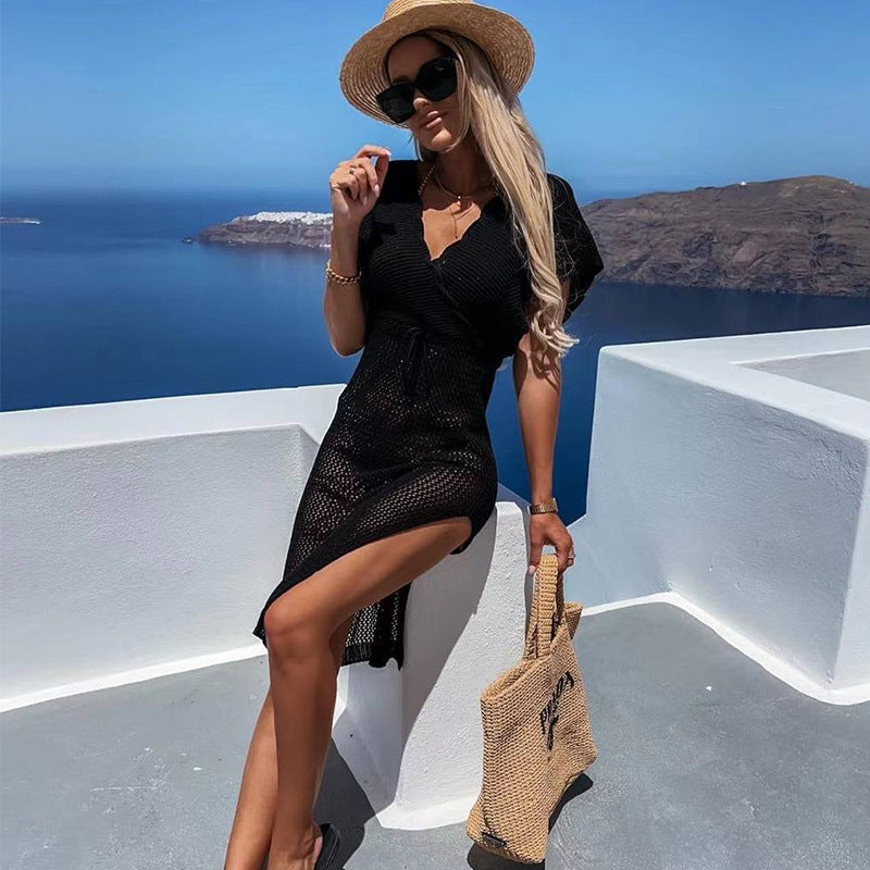 Ladies beach-friendly net dress Mune Fashion