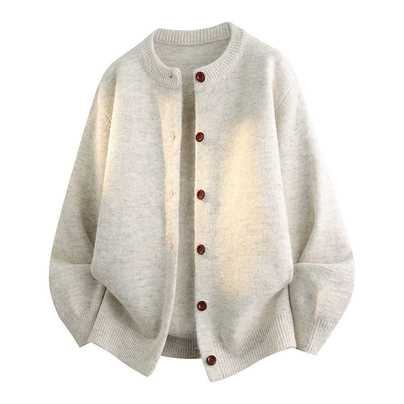 Women's Comfortable Cardigan with Button Placket Mune Fashion