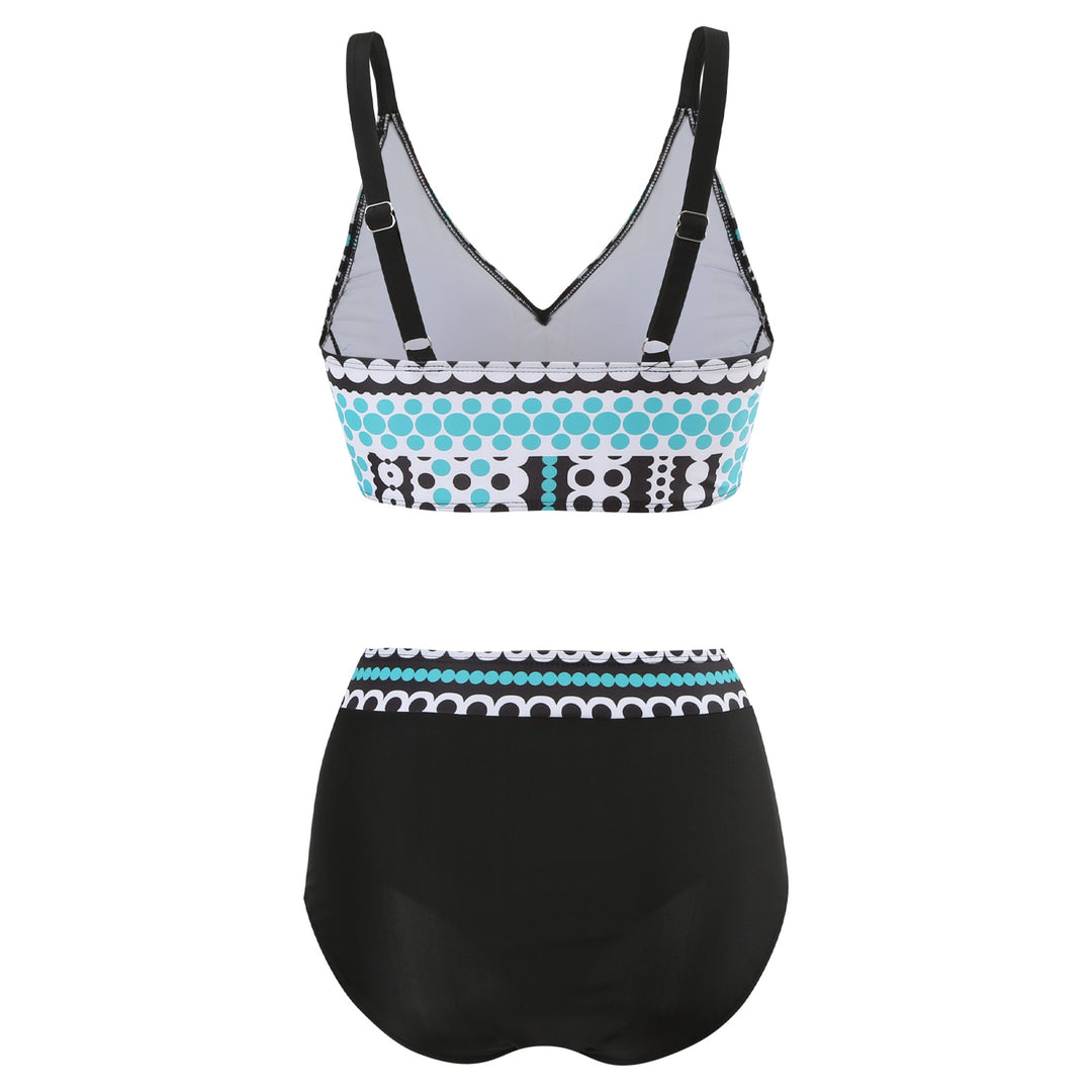 Women High-Cut Bikini with Fashionable Belly Protection Mune Fashion