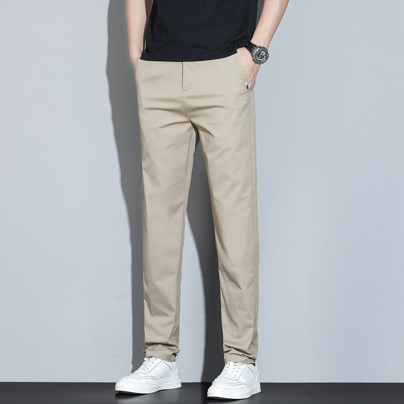 Men's Fashion Slim-Fit Fabric Trousers Mune Fashion