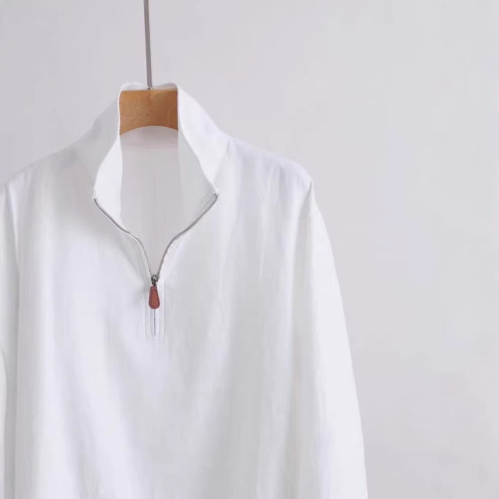 Women's Light Transitional Jacket with Stand-Up Collar Mune Fashion