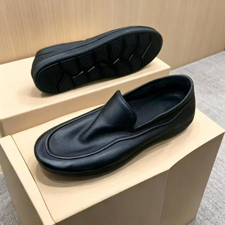 Men's Elegant Slip-On Leather Moccasins Mune Fashion