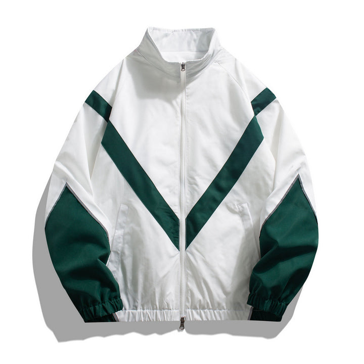 Men's sporty transitional jacket with high collar Mune Fashion 1788241614