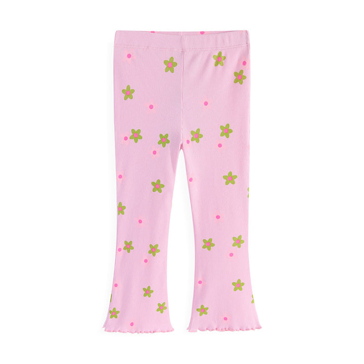 Girl Leggings with floral pattern Mune Fashion
