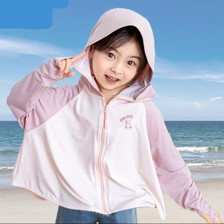 Girls functional UV protection jacket with hood Mune Fashion
