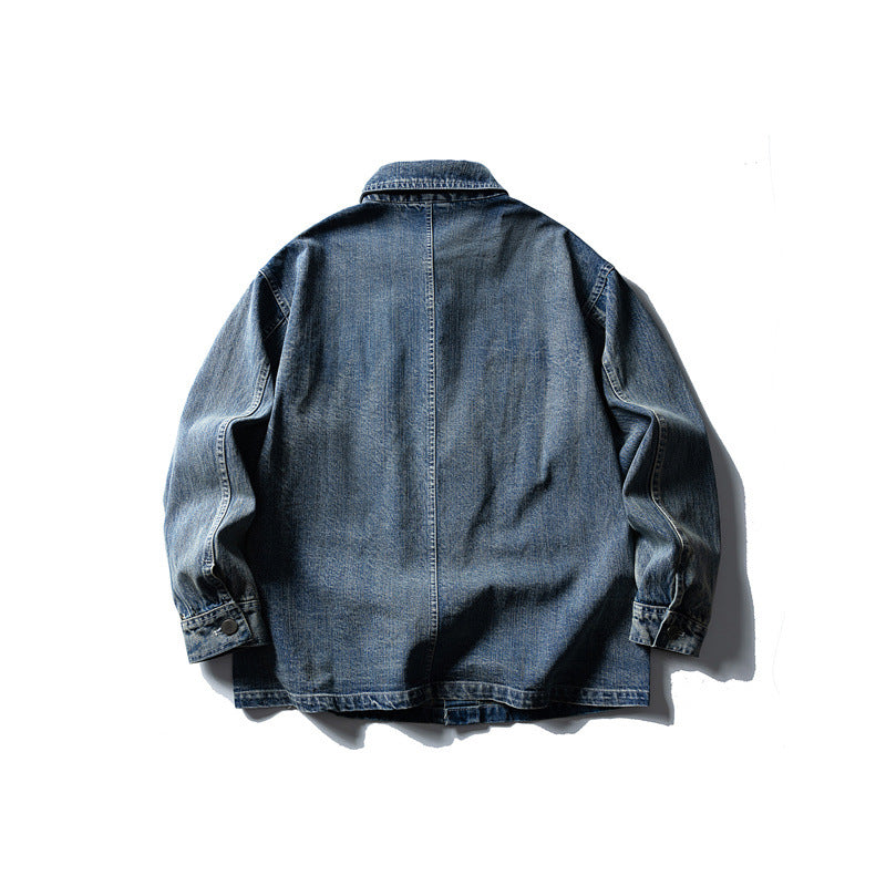 Unisex Boxy-Denim-Blouson with four patch pockets Mune Fashion