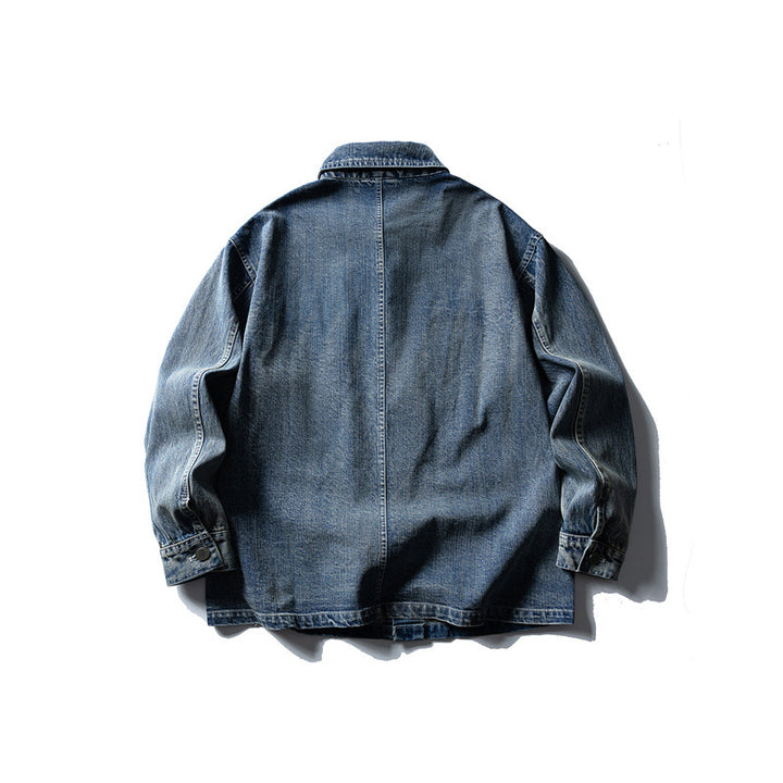 Unisex Boxy-Denim-Blouson with four patch pockets Mune Fashion