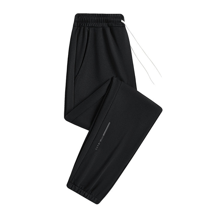 Men's Lightweight Breathable Tech Jogging Pants with Elastic Waistband, Drawstring & Ankle Cuffs Mune Fashion