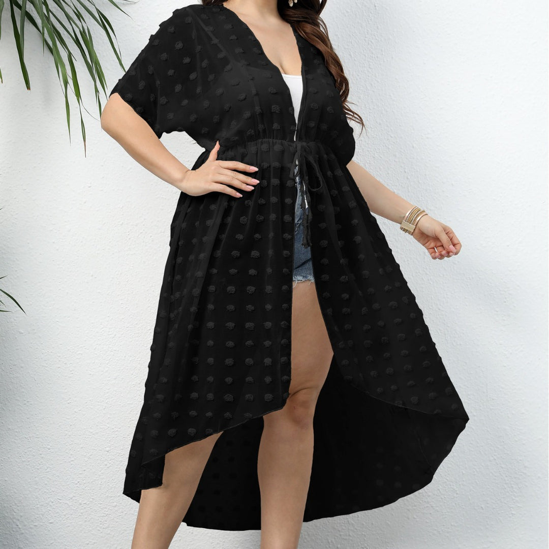 Ladies Elegant Beach Cover-up with Transparent Structure Mune Fashion